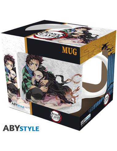 Taza abysse 320 ml demon slayer tanjiro & nezuko caja 2 uds