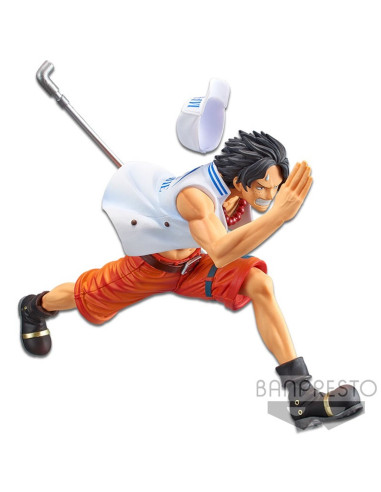 Figura banpresto one piece portgas d ace marine bp17525