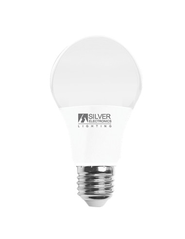 Bombilla led eco silver electronics estandar 8w48w -  e27 -  3000k -  660 lm -  220º -  luz calida -  a+