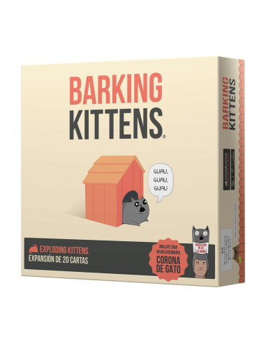 Juego de mesa asmodee barking kittens pegi 7