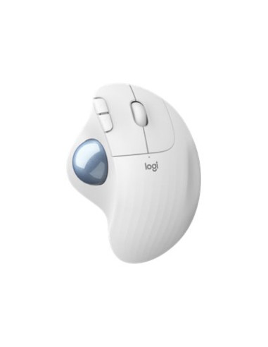 Mouse raton logitech ergo m575 bluetooth & wireless blanco