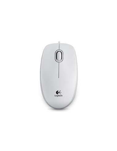 Mouse raton logitech b100 optico usb 2.0 blanco