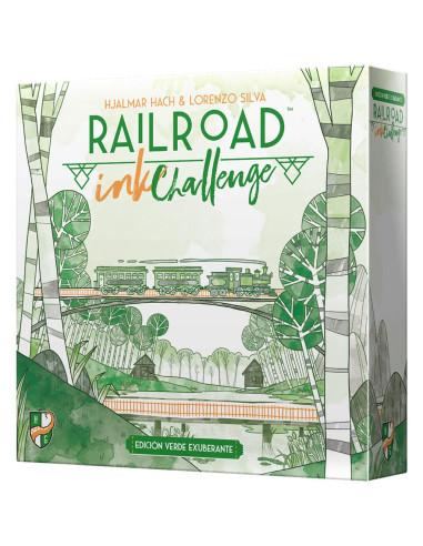 Juego de mesa railroad ink: edicion verde pegi 8