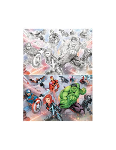 Puzzle para rascar prime 3d marvel 150 piezas