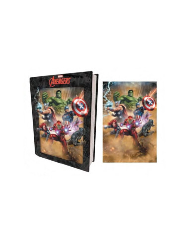 Puzzle libro lenticular prime 3d marvel vengadores originales