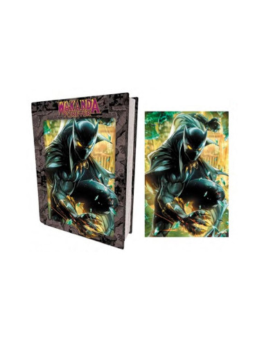 Puzzle libro lenticular prime 3d marvel wakanda forever 300 piezas