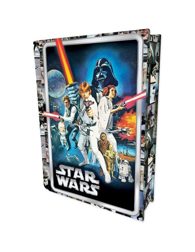 Puzzle libro lenticular prime 3d star wars poster de cartelera 300 piezas