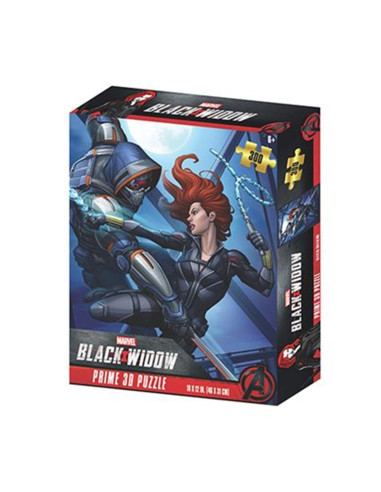 Puzzle lenticular prime 3d marvel black widow y taskmaster 200 piezas