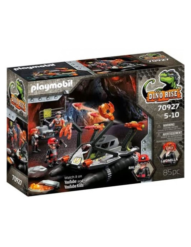 Playmobil dino rise comet corp. taladro de demolicion