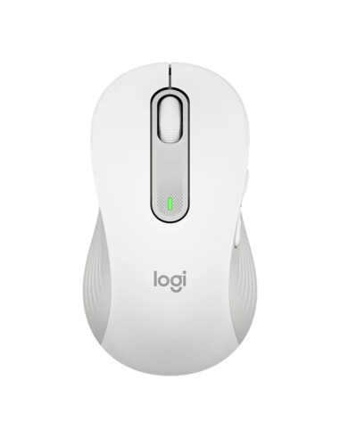 Mouse raton logitech m650 para zurdos optico wireless inalambrico blanco crudo