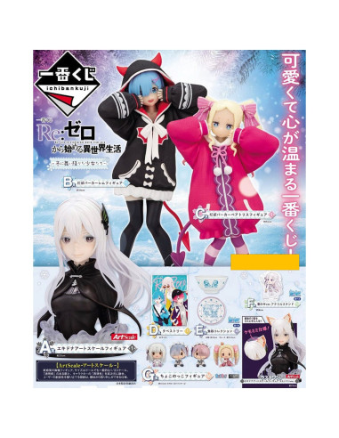 Ichiban kuji banpresto re zero girls who landed