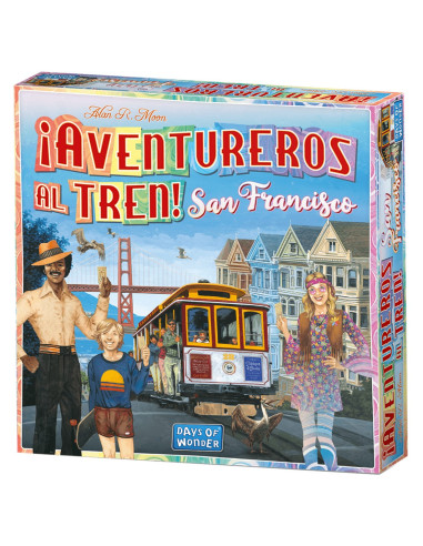 Juego de mesa aventureros al tren san francisco pegi 8