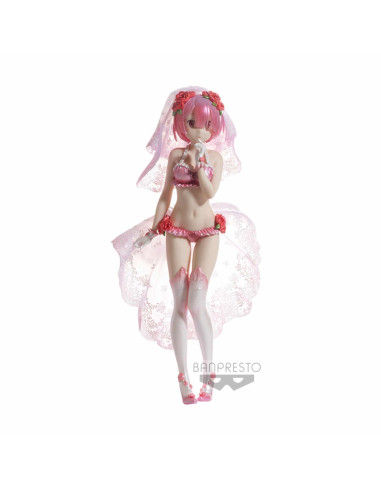 Figura banpresto re: zero starting life in another world ram chronicle exq