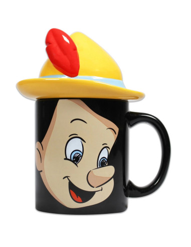 Taza 3d half moon bay disney pinocho 400ml