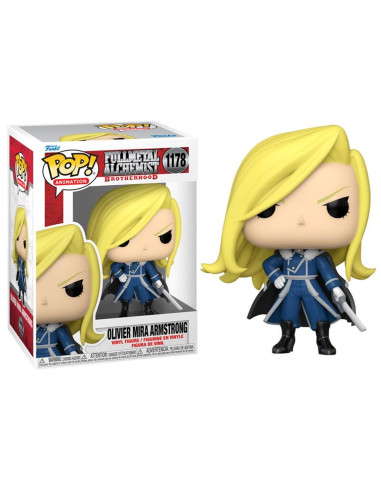 Funko pop animacion fullmetal alchemist brotherhood olivier mira armstrong con espada 57738