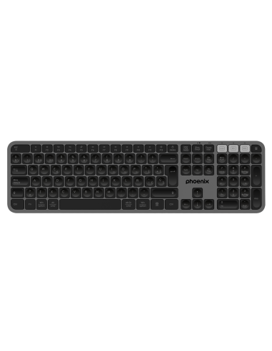 Teclado inalámbrico multidispositivo phoenix k300 blueooth dual y 2.4ghz