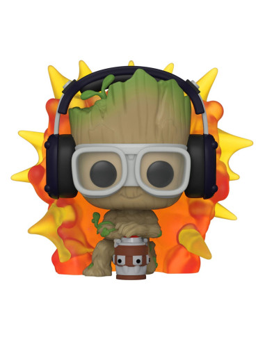 Funko pop marvel guardianes de la galaxia groot con detonador 70653