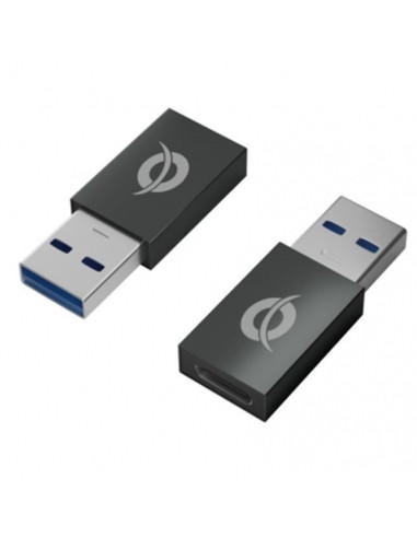 Kit adaptadores conceptronic usb 3.0 a usb tipo c macho - hembra 2 unidades