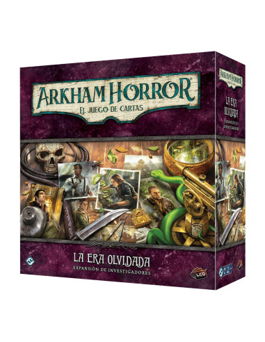 Juego de mesa arkham horror lcg: la era olvidada expansion investigadores edad recomendada 14 años