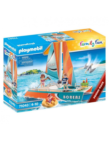 Playmobil family fun catamaran