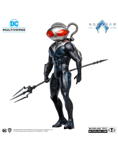 Figura mcfarlane toys dc aquaman 2 movie 12in -  black manta