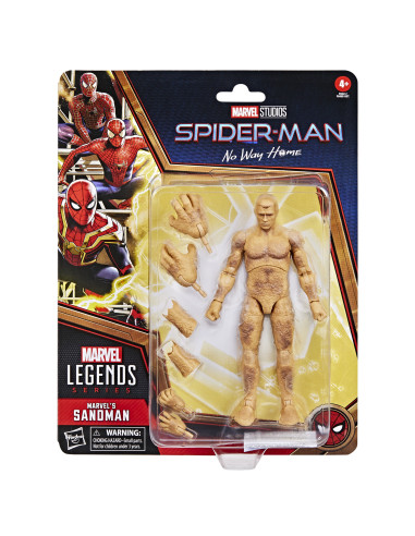 Figura hasbro marvel legends series spider - man no way home sandman