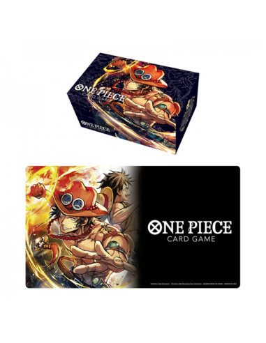 Tapete y caja de almacenamiento one piece portgas d ace