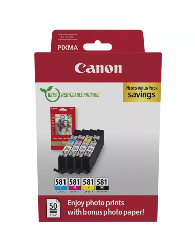 Multipack tinta canon cli 581 bk - c - m - y