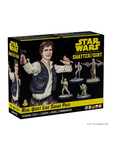 Juego de mesa star wars shatterpoint real quiet like squad pack edad recomendada 14 años