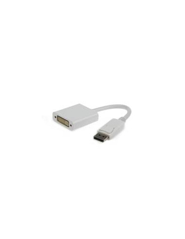 Cable adaptador gembrid displayport macho a dvi hembra 0.1m