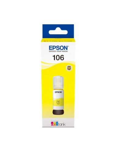 Cartucho tinta epson c13t00r440 106 ecotank amarillo ink et - 7700 - et - 7750