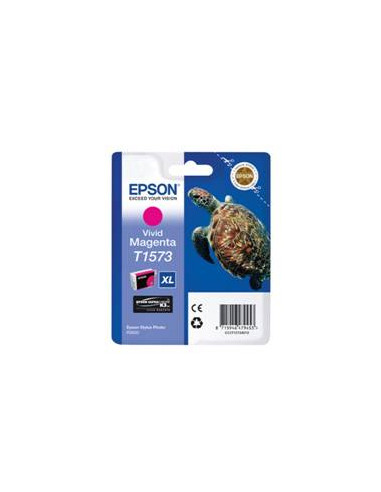 Cartucho tinta epson t157340 magenta vivo para epson photo r3000 - c13t15734010 -  tortuga