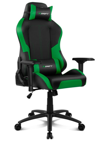 Silla gaming drift dr250 negro - verde