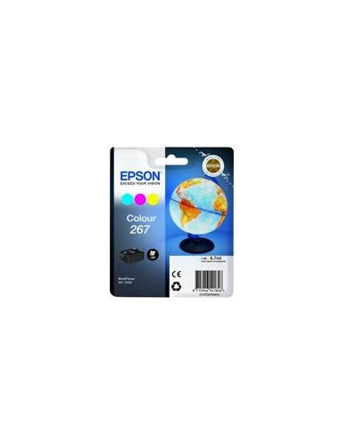 Cartucho tinta epson 267 c13t26704010 color wf - 100w -  planeta tierra