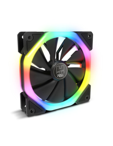 Ventilador caja nox hummer s - fan 1200mm dual ring argb