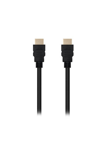 Cable hdmi 2.0 premium(a) a hdmi(a) nanocable 0.5m -  macho - macho -  alta velocidad -  4k -  18gbps -  negro