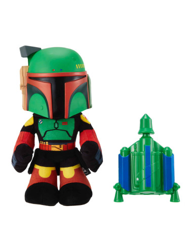 Peluche mattel star wars the book of boba fett boba fett