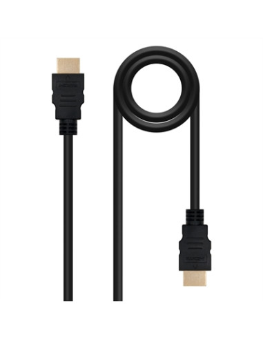 Cable hdmi 1.3 nanocable 1.8m negro -  macho - macho