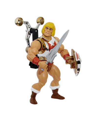 Figura mattel masters of the universe origins he - man puño volador