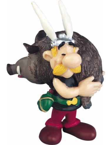 Figura plastoy asterix & obelix asterix con jabali pvc