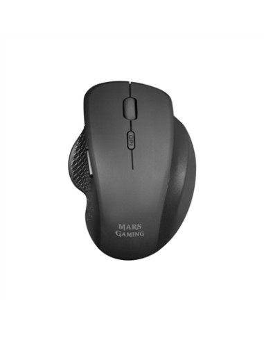 Mouse raton mars gaming mmwergo optico wireless inalambrico 6 botones 3200ppp negro