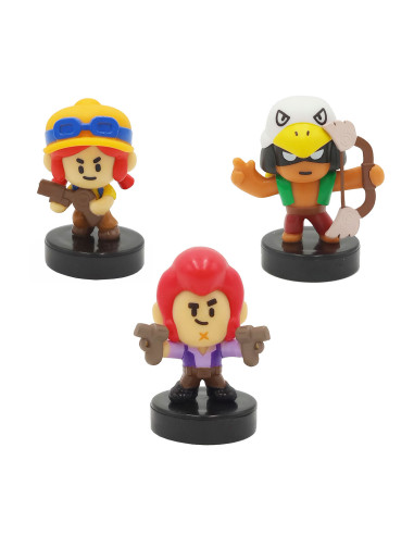 Figuras brawl stars caja  pack 3 aleatorio