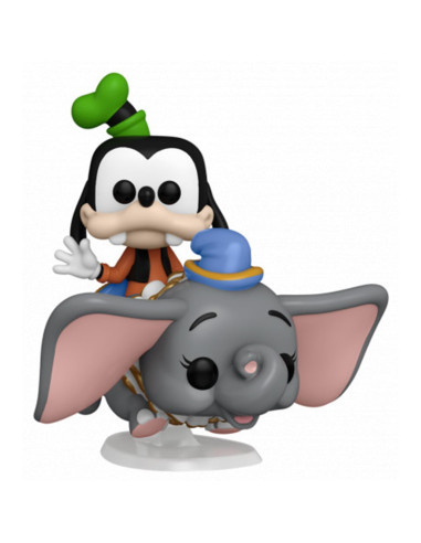 Funko pop ride supdlx disney world 50th aniversario goofy volando con dumbo 50571