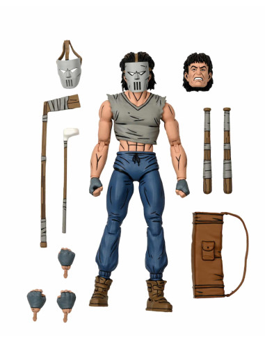 Figura neca tmnt mirage comics scale action figure -  casey  jones