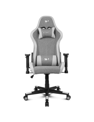 Silla gaming drift dr90 pro gris - blanca