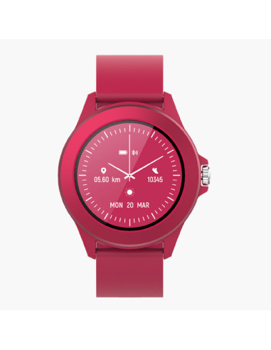 Reloj smartwatch forever colorum cw - 300 color magenta