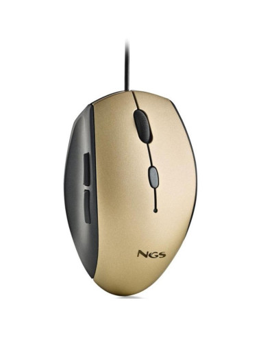 Raton ngs wired ergo silent mouse oro