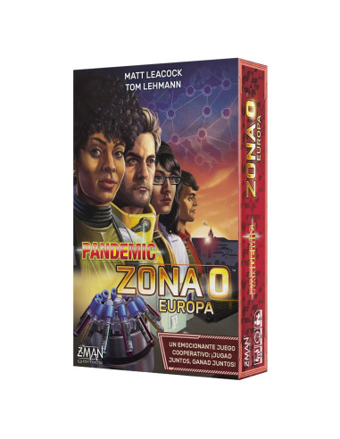 Juego de mesa pandemic: zona 0 europa pegi 8