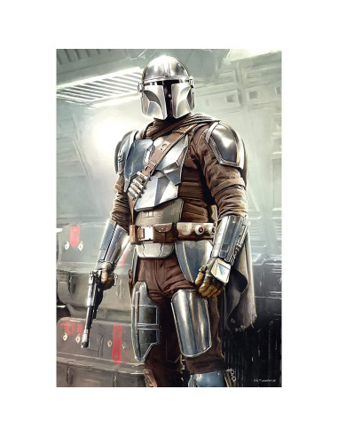 Puzle lenticular prime 3d 200 piezas the mandalorian el mandaloriano mando