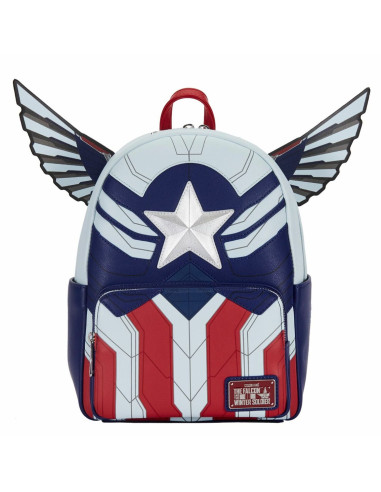 Mini mochila loungefly marvel falcon capitán américa cosplay